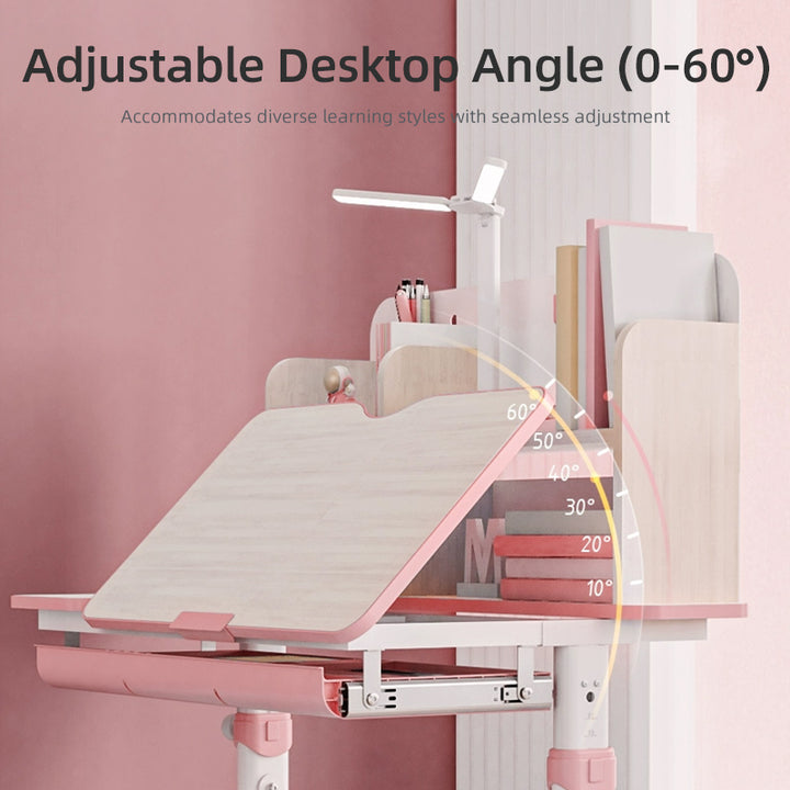 Sweekids Children's Ergonomic Adjustable Study Table T470