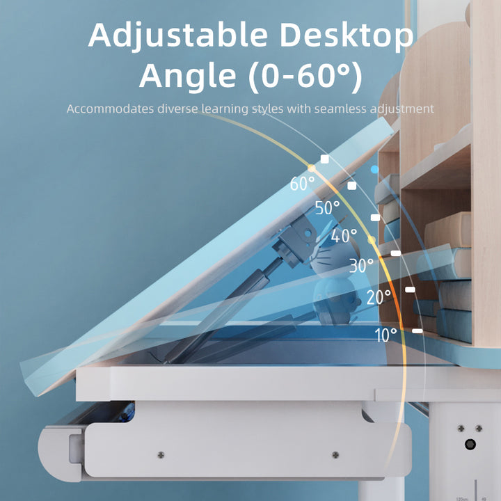 Sweekids Children's Ergonomic Adjustable Study Table T470