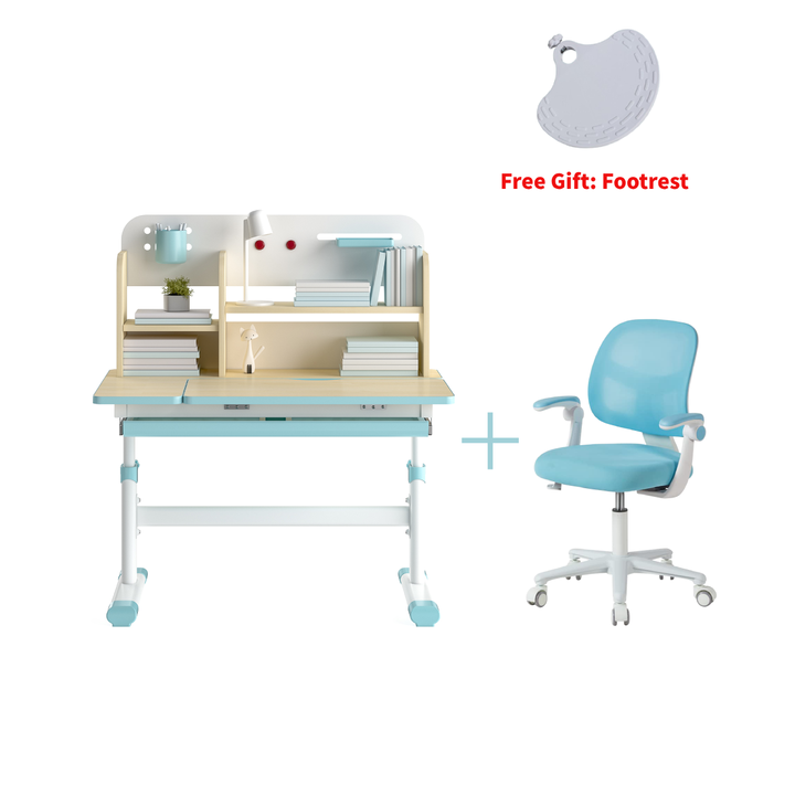 Sweekids Children's Ergonomic Adjustable Study Table & Chair Set ST370