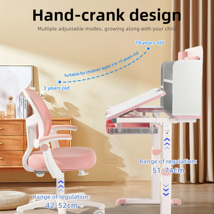Sweekids Children's Ergonomic Adjustable Study Table & Chair Set ST370
