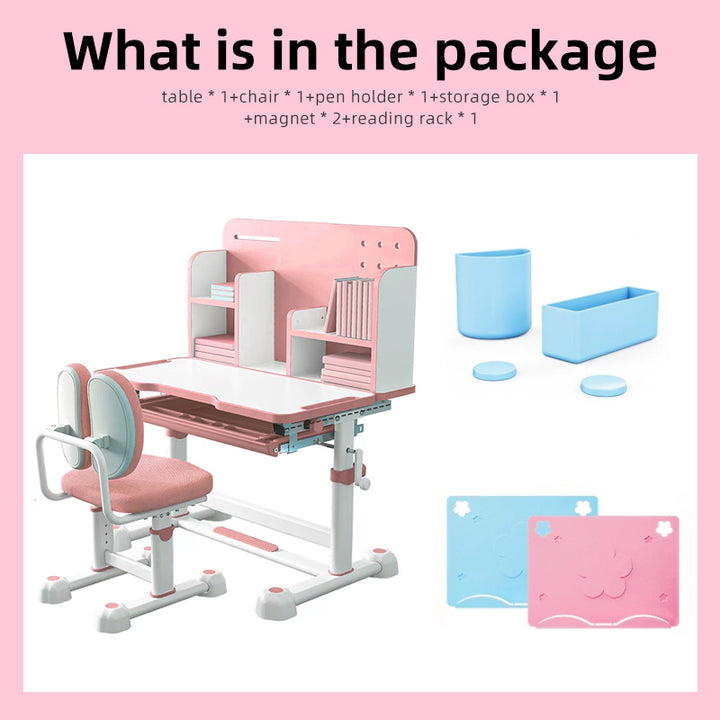 Sweekids Children's Ergonomic Adjustable Study Table & Chair Set ST340